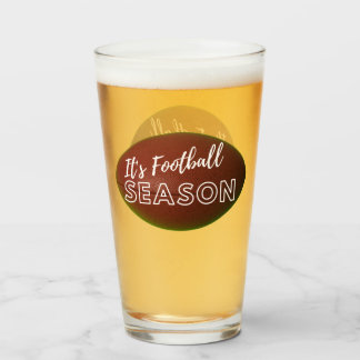 Het is Football Season Beer Glass Tumbler
