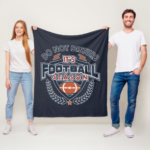 Het is Football Seizoen niet storen Sport Fleece Deken