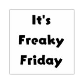 Het is Freaky Vrijdag Rubberstempel (Afrduk)