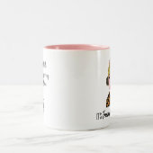 "Het is freezin" Icicles" Diva Two-Tone Coffee Mok (Center)