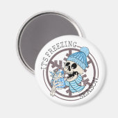 Het is Freezing Season Magneet (Voorkant / Achterkant)