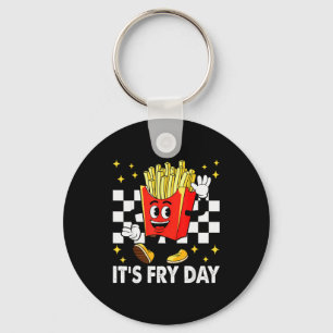 Het is Frietdag - Grappige frietjes fastfood Sleutelhanger