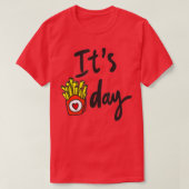Het is Fry Day French Fries Quote Fryer Cutter Rec T-shirt (Design voorkant)