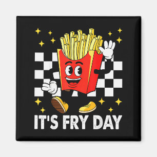 Het is Fry Day - Grappige Franse Friet Fast Food Magneet