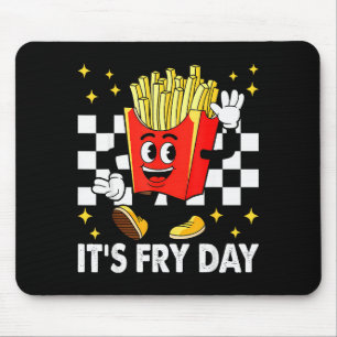 Het is Fry Day - Grappige Franse Friet Fast Food  Muismat