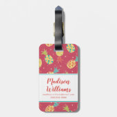 Het is Fun in de Sun Step Bagagelabel (Achterkant verticaal)