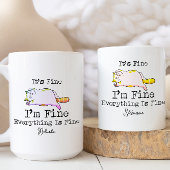 Het is Funny Cat Quote Koffiemok