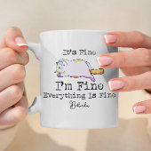 Het is Funny Cat Quote Koffiemok