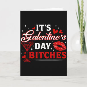 Het is Galentine's Day Es Grappige Valentijn Meisj Kaart