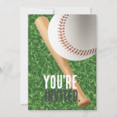 Het is Game Time Baseball Sport Verjaardag Kaart (Achterkant)