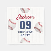 Het is Game Time Baseball verjaardagsfeestje Servet (Voorkant)