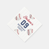 Het is Game Time Baseball verjaardagsfeestje Servet (Hoek)