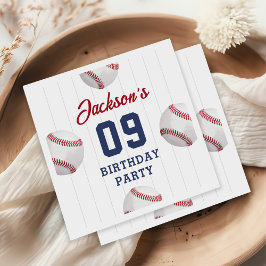 Het is Game Time Baseball verjaardagsfeestje Servet