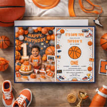 Het is Game Time Basketball 1e verjaardag Rookie j