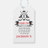 Het is Game Time Hockey 1e verjaardag Cadeaulabel (Voorkant)