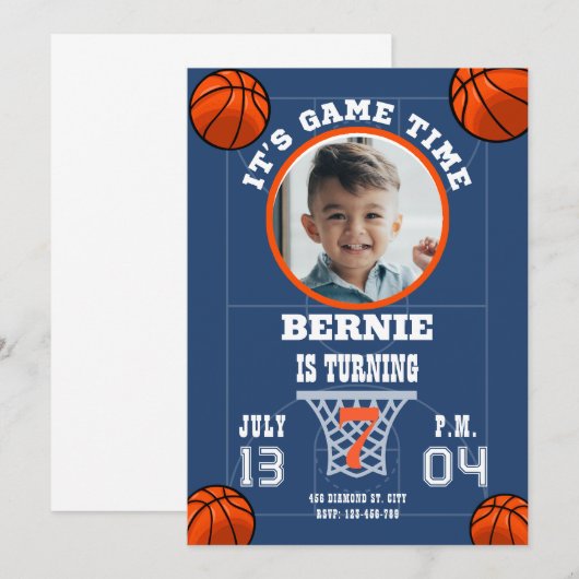 HET IS GAME TIME VERJAARDAG FEEST KAART (Voorkant / Achterkant)