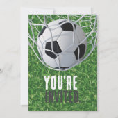 Het is Game Time Voetbal Sportverjaardag Kaart (Achterkant)