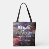 Het is garen // Het antwoord is garen Tote Bag (Achterkant)