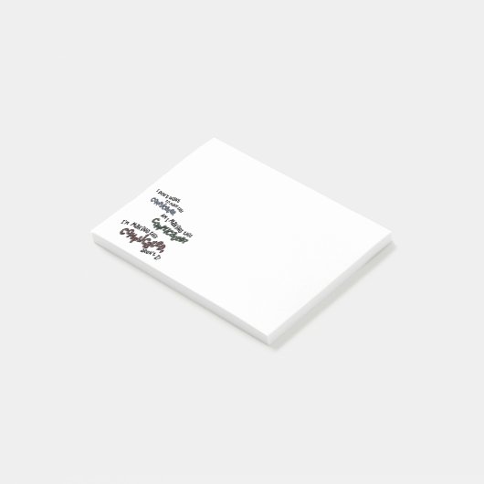 Het is gecompliceerd grappig om alles te overdenke post-it® notes (Schuin)