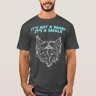 Het is geen baard, het is een speciaal ontwerp voo t-shirt