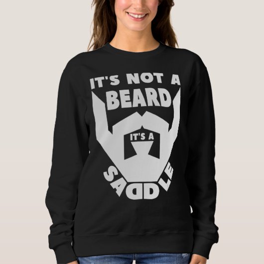 Het is geen baard. Het is een zadels. Trui (Voorkant)