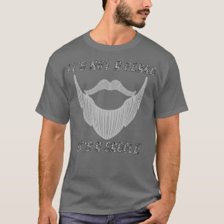 Het is geen baard met een zadelvormig design t-shirt