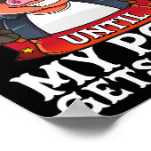 Het is geen barbecue totdat mijn varkensvlees grap poster (Hoek)