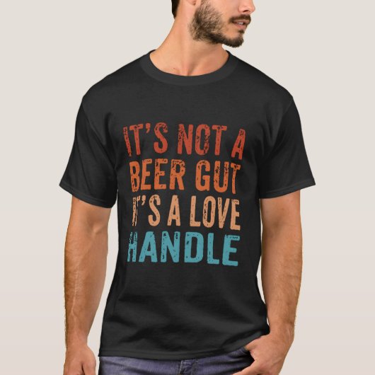 Het is geen bier maar een liefdeshandvat papa bod t-shirt (Voorkant)