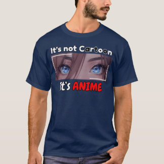 Het is geen cartoon, het is ANIME vintage T-shirt