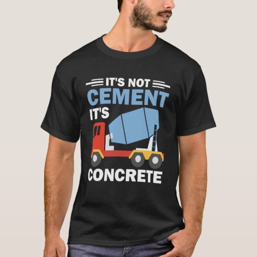 Het is geen cement, het is beton t-shirt (Voorkant)