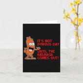 Het is geen dynastieke dag totdat Kielbasa grappig Kaart (Gele Bloem)