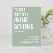 HET IS GEEN FEEST, HET IS EEN VERJAARDAG KAART (Staand voorkant)