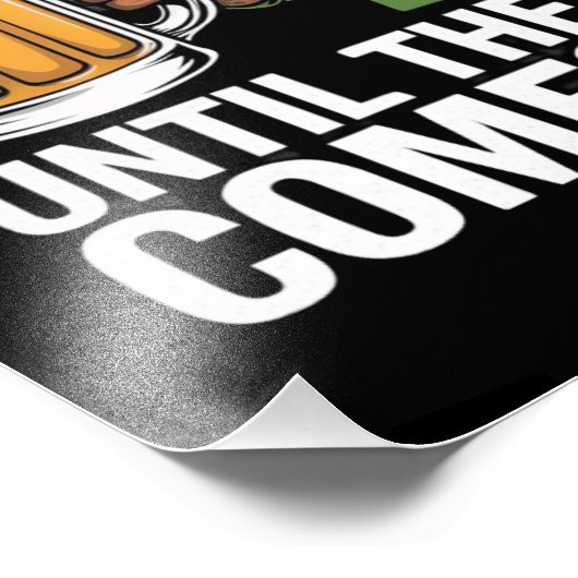 Het is geen feest tot Dachshund Irish Beer Wiener Foto Afdruk (Hoek)