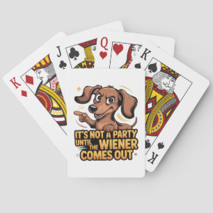 Het Is Geen Feestje Totdat De Wiener Tevoorschijn Pokerkaarten