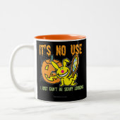 Het is geen gebruik tweekleurige koffiemok (Links)