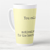 Het is geen grappige citaat  latte mok (Linkerhoek)