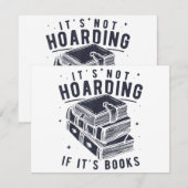 Het Is Geen Hamsteren Als Het Boeken Zijn Boek Lie (Voorkant / Achterkant)
