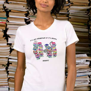 Het is geen hamsteren als het boeken zijn toch t-shirt