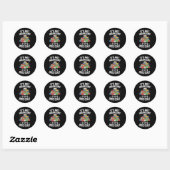 Het is geen hamsteren als het discgolf is Funny Di Ronde Sticker (Vel)