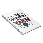 Het is geen hamsteren als het garen is Haken Breie Notitieboek (Rechterzijde)