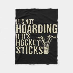 Het Is Geen Hamsteren Als Het Ijsstokhockey T-Shir Fleece Deken