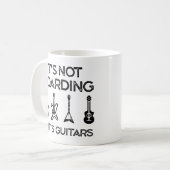 het is geen hamsteren als het om gitaren gaat koffiemok (Voorkant links)