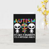 Het is geen handicap, het is een ander autisme kaart (Gele Bloem)