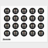 Het is geen handicap, het is een ander autisme ronde sticker (Vel)
