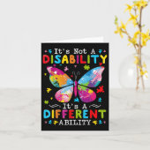 Het is geen handicap, het is een ander vermogen kaart (Gele Bloem)