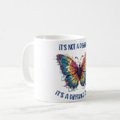 Het is geen handicap, het is een ander vermogen koffiemok (Voorkant links)