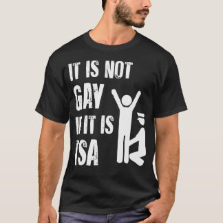 Het is geen homo als het een TSA grappige beveilig T-shirt