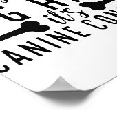 Het is geen hondenhaar, maar Canine Confetti Poster (Hoek)