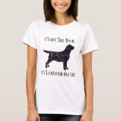Het is geen hondenhaar, zijn Labrador Glitter- Lab T-shirt (Voorkant)