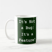 Het is geen insect, het is een eigenschap! koffiemok (Links)